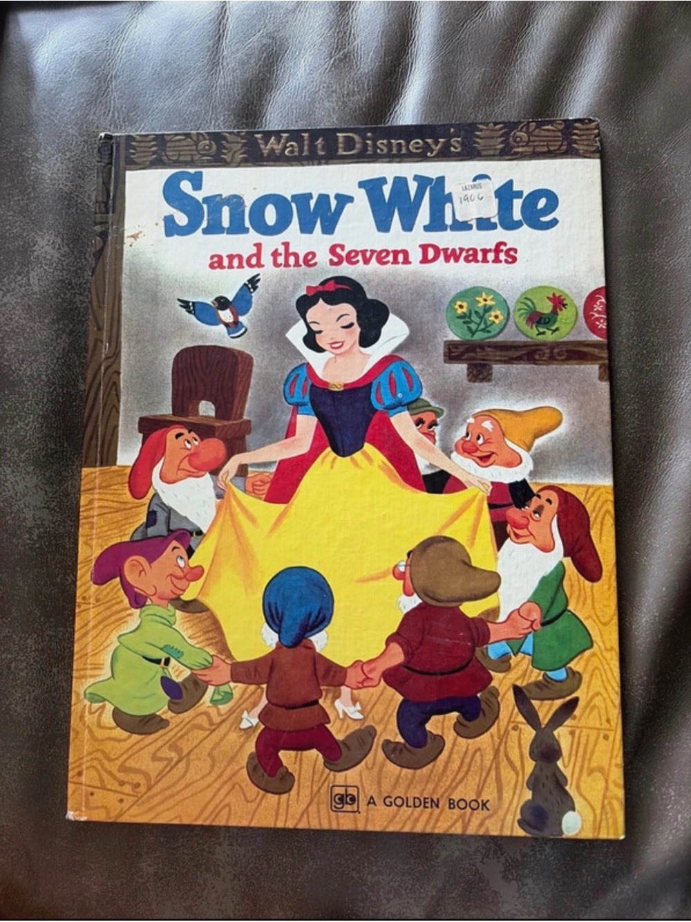 Vintage Snow White and the seven dwarfs Golden book large